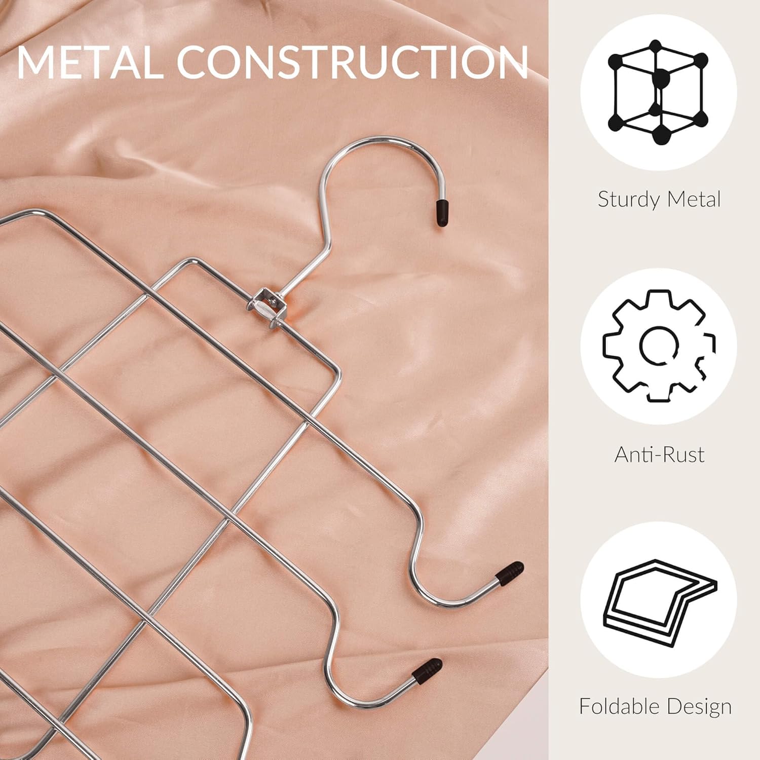 ZEDODIER 6 Pack Tank Top Hanger, Space Saving Bra Hangers, Non-Slip Hanging Sport Bras Holder