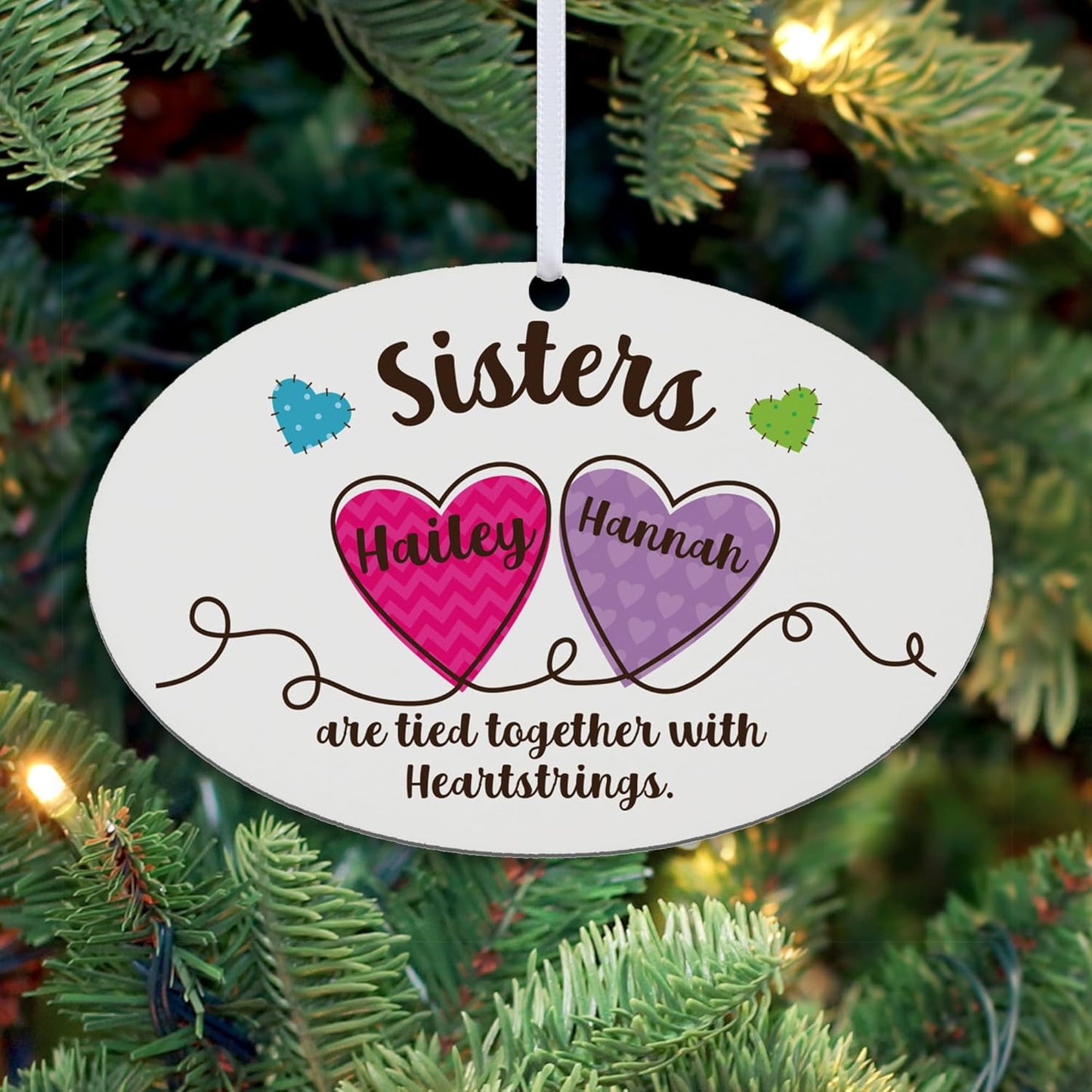 Let’s Make Memories Personalized Christmas Ornament - for Sisters - 2024 Christmas Ornament