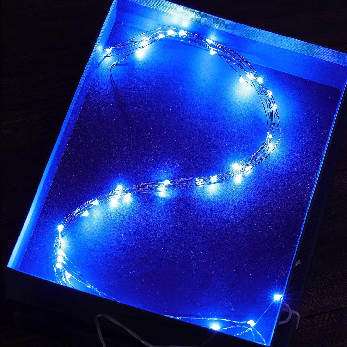 Led Fairy Lights Battery Operated, 1 Pack Mini Battery Powered Copper Wire Starry Fairy Lights for