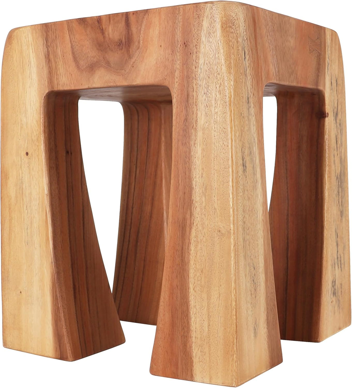 Rutledge & King Wooden End Table - Unique Wooden Side Table - Mid Century Side Table - Small Accent