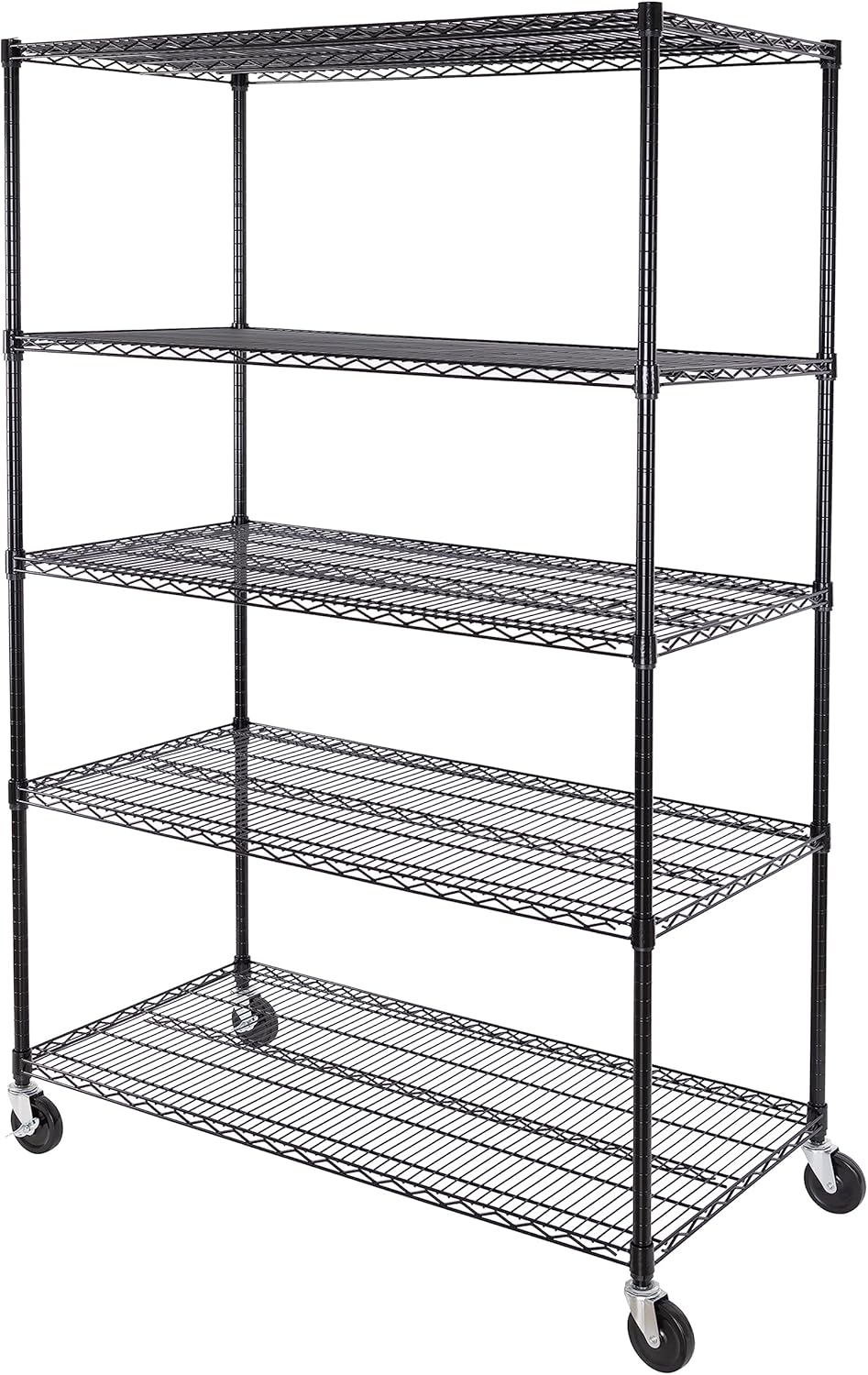 Seville Classics UltraDurable Heavy Duty NSF Solid Steel Wire Rack Storage Unit, Organizer for
