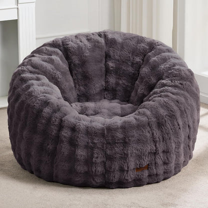 Hobestluk Bean Bag Chair Oversized Bean Bag Chair for Adults Donut-Shaped Large Bean Bag with