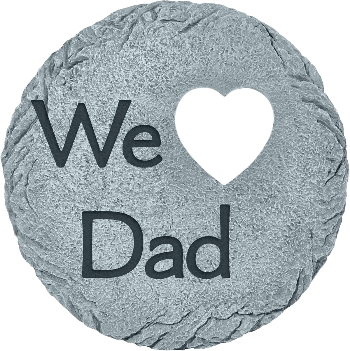 Let's Make Memories Personalized Garden Stone - Resin - Custom Garden Décor - Round Stone with