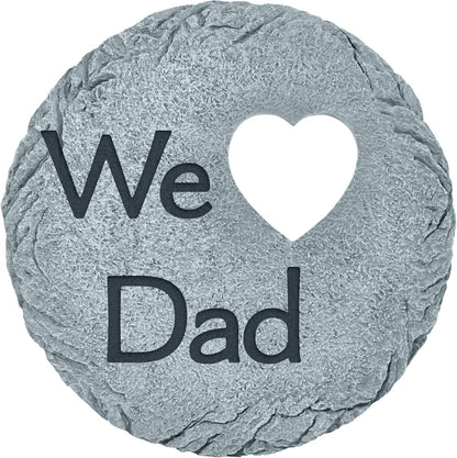 Let's Make Memories Personalized Garden Stone - Resin - Custom Garden Décor - Round Stone with