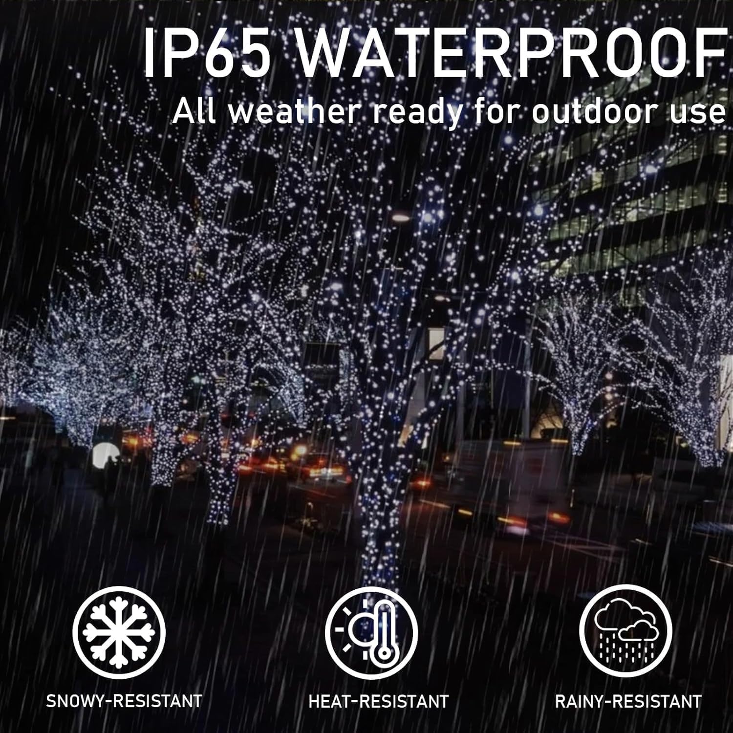 Solar String Lights Outdoor Waterproof 4PK 400LED 132FT Twinkle Lights Auto On/Off Solar Powered