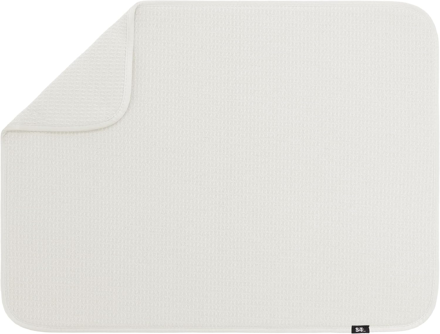 S&T INC. Dish Drying Mat XL, 18” x 24”, Absorbent Microfiber Kitchen Counter Mat, Dish Drying Pad