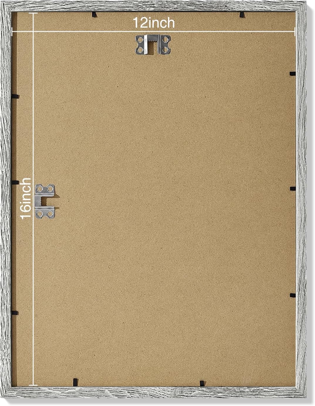 Vittanly 12x16 Picture Frames Set of 9, Shatter Resistant Plexiglass, Display 11x14 Pictures with