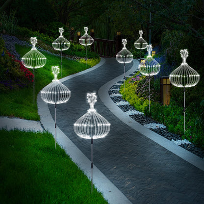 8 Pack Outdoor Solar Garden Lights, Firework Lights Solar Powered 8 Modes, Solar Landscape Lamp