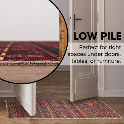 Keen Home Design 2x3 Rug - Machine Washable Entry Rug with Non-Slip Backing, Ideal for Enteryway
