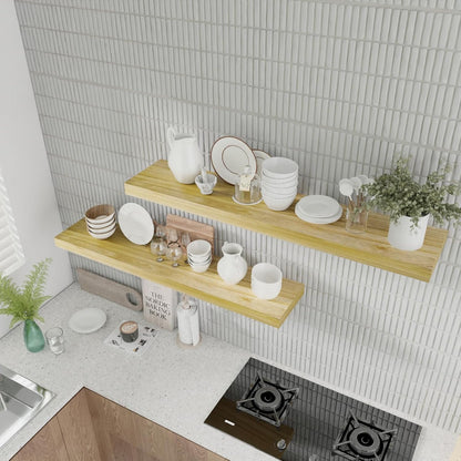 IAE Floating Wall Shelves 48 inch,Bathroom Shelves Wall Mounted,Invisible Shelves Floating Kitchen