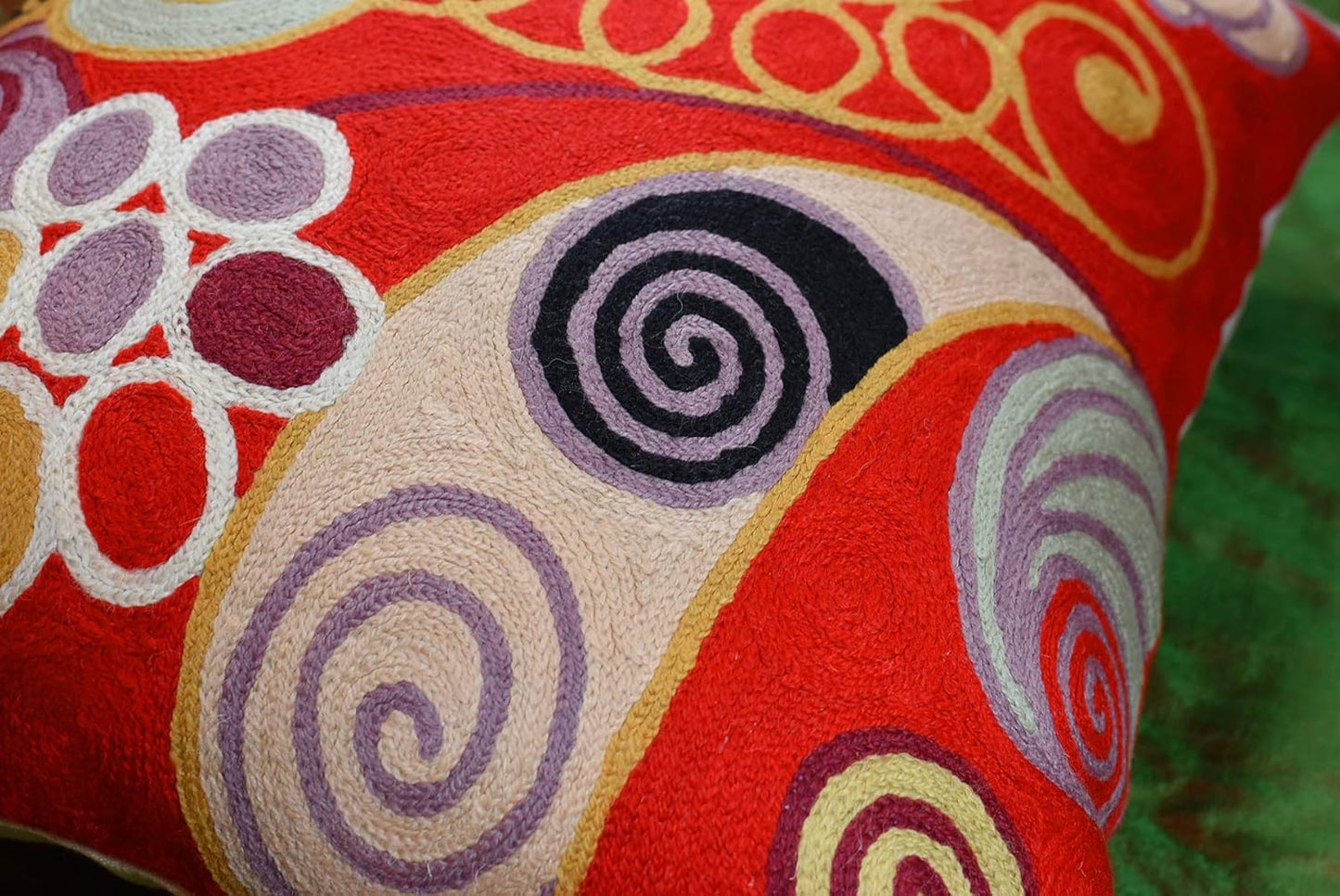 Hilma Al Klint Red Pillow Cover Modern Red Pillowcase Abstract Chair Cushion Accent Throw