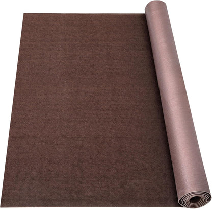 Marine Carpet, 6 FT x 14 FT Brown Indoor/Outdoor Area Rug, 0.2" Thick, Water-Resistant, Non-Slip