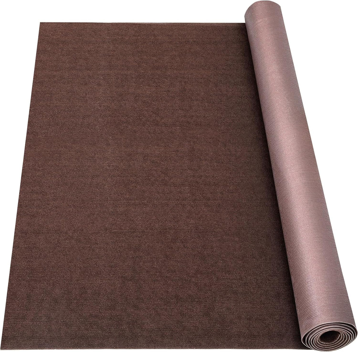 Marine Carpet,6 FT x 23 FT Brown Indoor Outdoor Carpet 0.2" Thick Boat Carpet with Water-Proof TPE