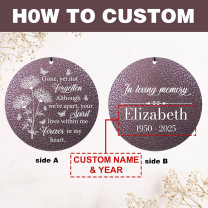 ASTARIN Engraving Wind Chimes for Loss of Loved One, Personalized Wind Chimes Memorial, Bereavement