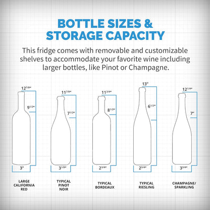 Newair 15" Wine and Beverage Refrigerator 9 Bottle and 48 Can Capacity, Beverage Cooler in