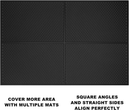 Silicone Drip Mat - 1/2 Inch Thick, Heat-Resistant and Food Safe - Counter Top, Coffee Bar or