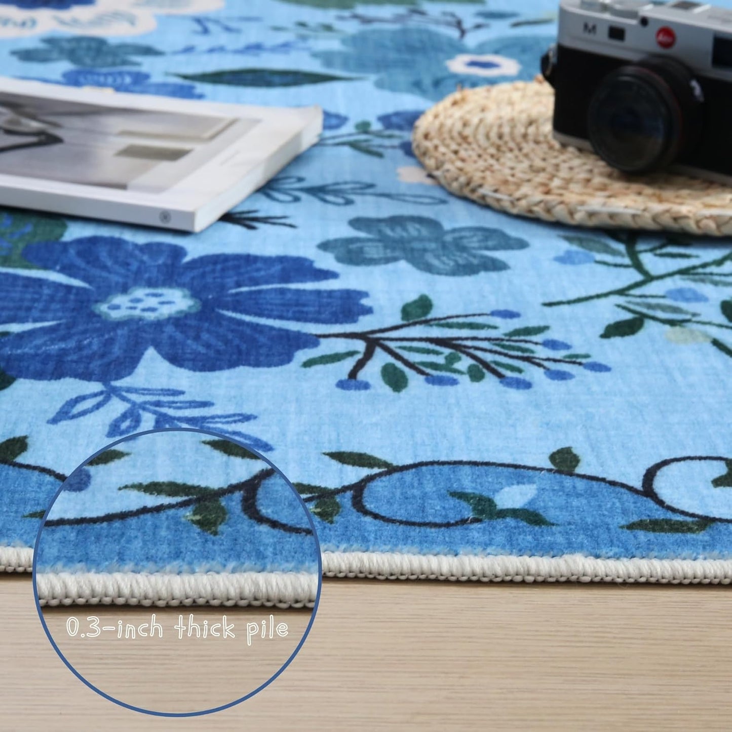 Runner Rug for Hallways Kitchen Rug Non Slip 2'x 6' Washable Runner Rugs with Rubber Backing Soft