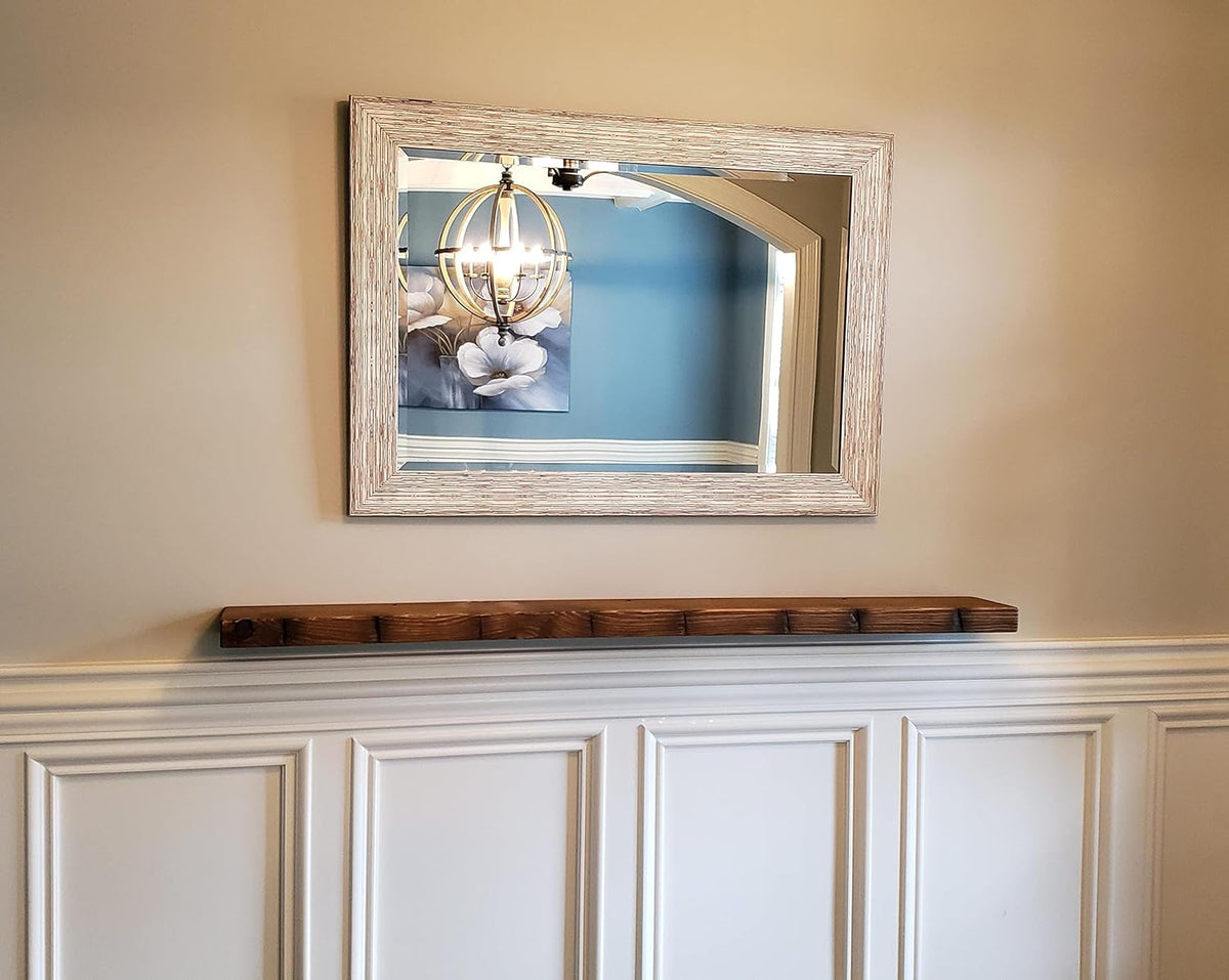 joelsantiques 72 Inch Wooden Floating Shelves for Wall - 72x9x2 in - Made of Natural Wood - Long