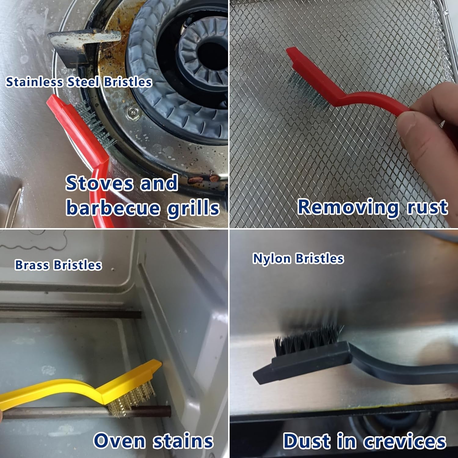 12Pcs Crevice Cleaning Brush,Small Gap Cleaning Brushes for Cleaning Bathroom,Kitchen,Window
