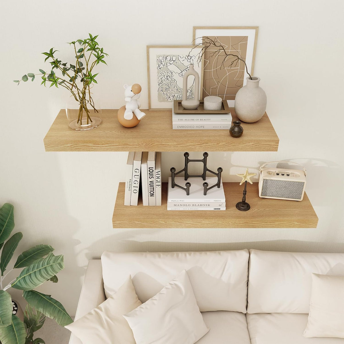 Floating Shelves 36 Inch Long, 12 Inch Deep Floating Shelves for Wall, 36 x 12 Shelves for Wall