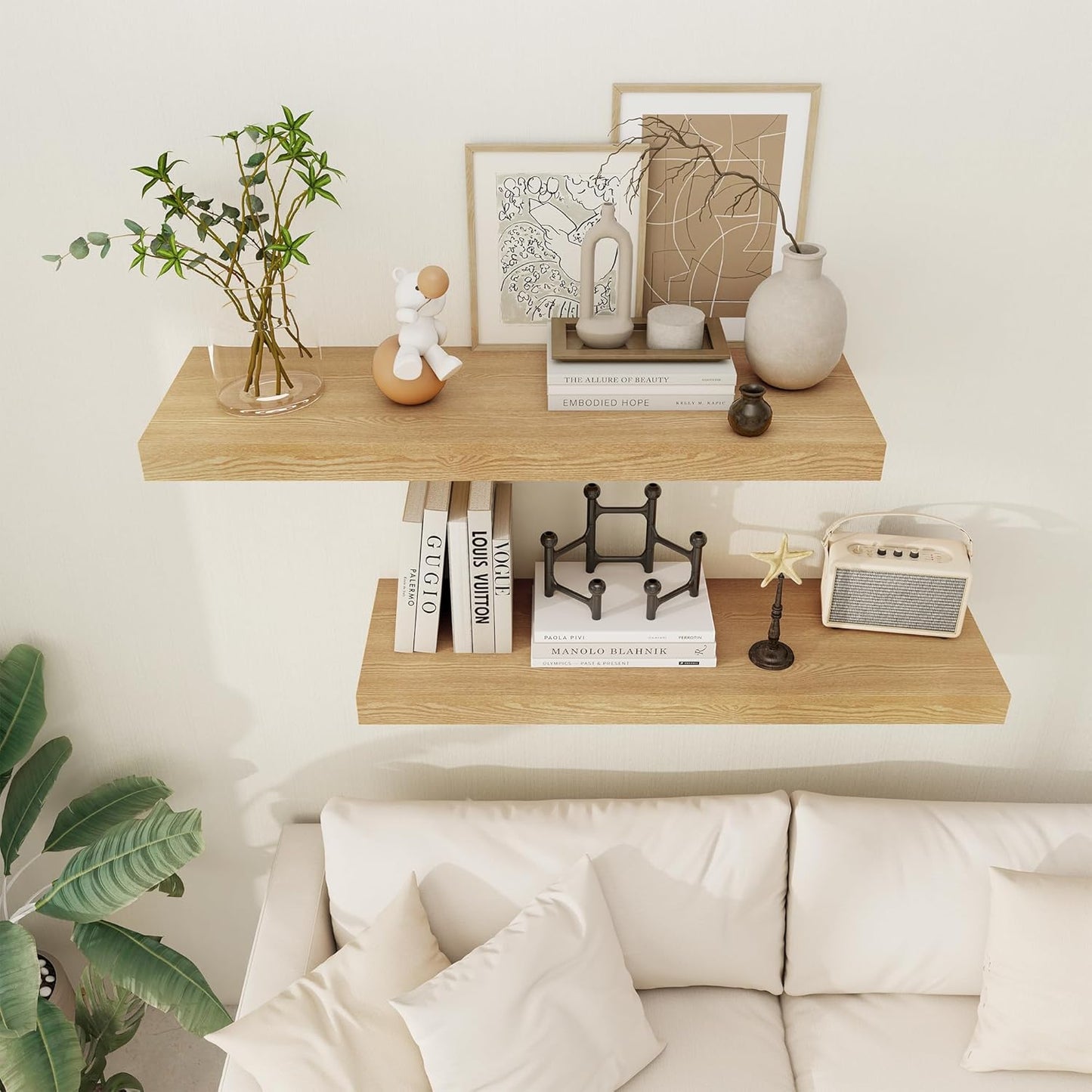 Floating Shelves 36 Inch Long, 12 Inch Deep Floating Shelves for Wall, 36 x 12 Shelves for Wall