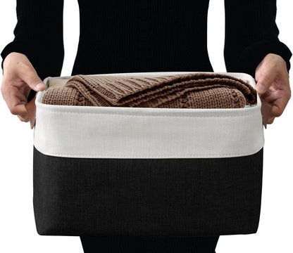 DECOMOMO Storage Bins Fabric Storage Baskets for Shelves, Linen Closet Organization Toys Nursery