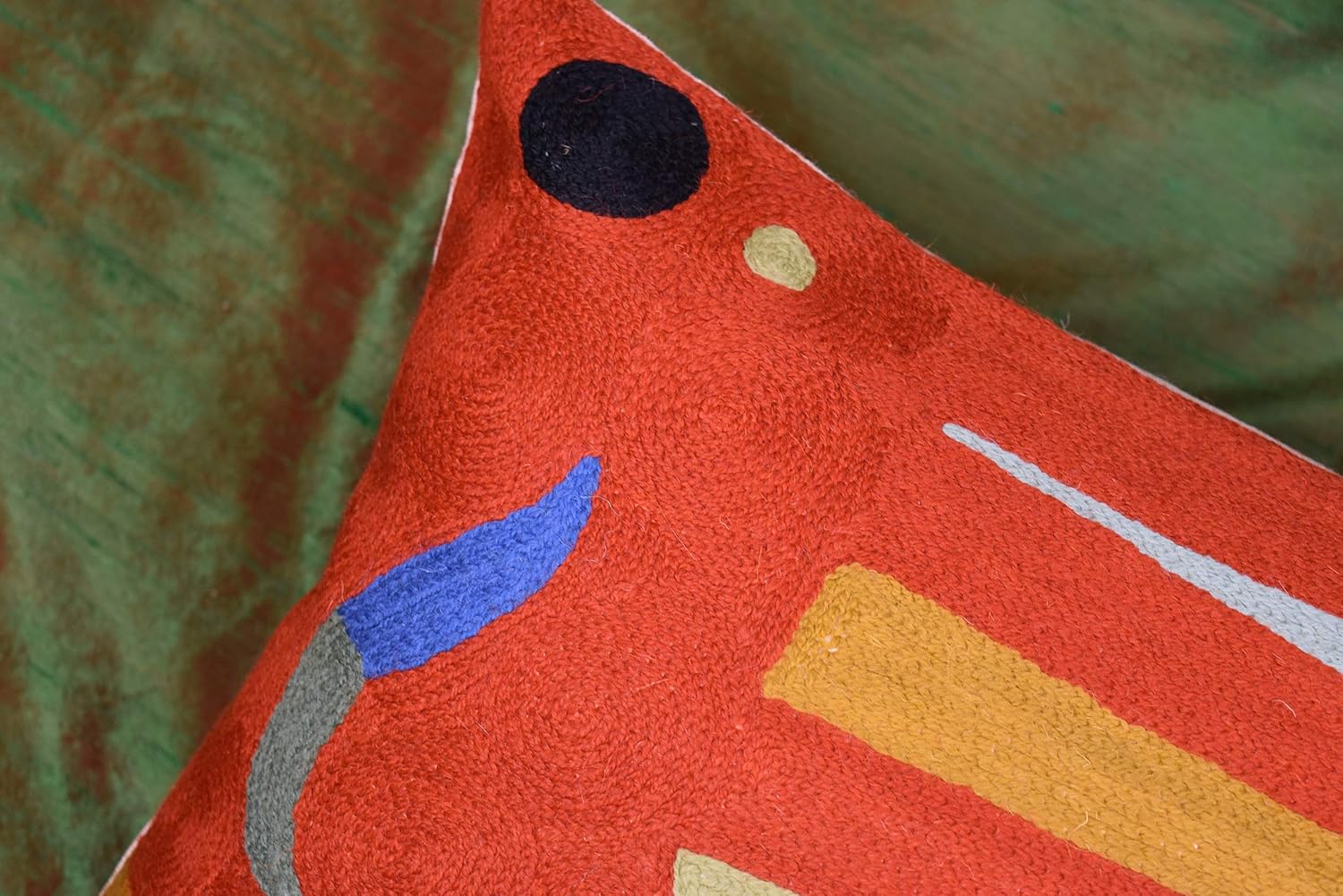 Lumbar Kandinsky Orange Abstract Pillow Cover Elements Modern Throw Pillowcase Chair Cushion