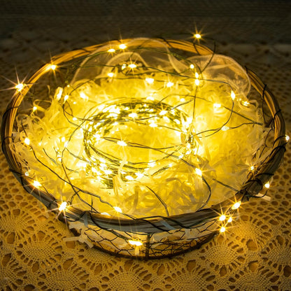 Solar String Lights for Outside,33FT 100LEDs (4 Pack) Solar Fairy Lights,Waterproof 8 Modes Outdoor