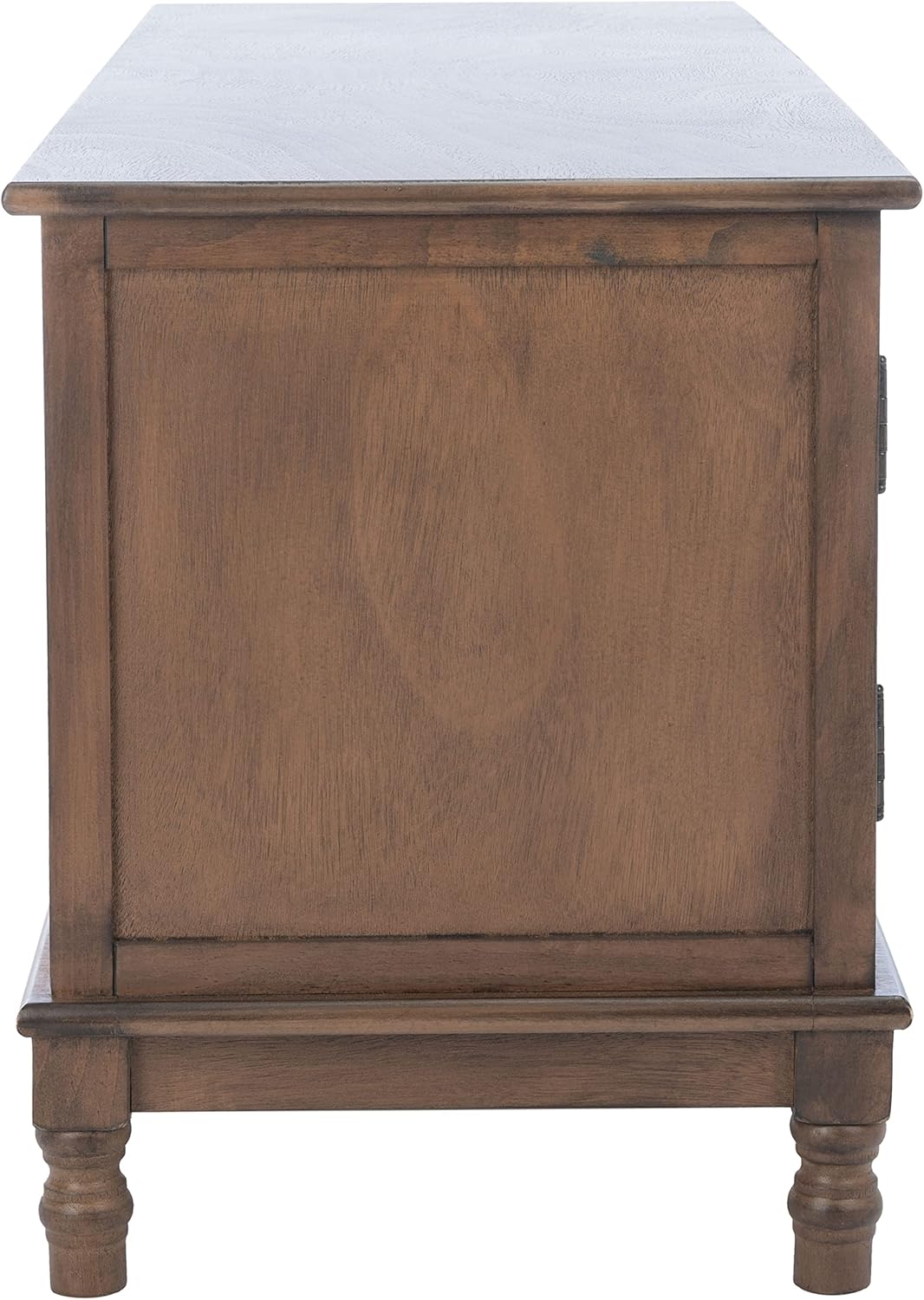 SAFAVIEH Magnolia TV Stand for up to 55" Flatscreen – Brown, 2 Doors with Interior Storage, 2 Open