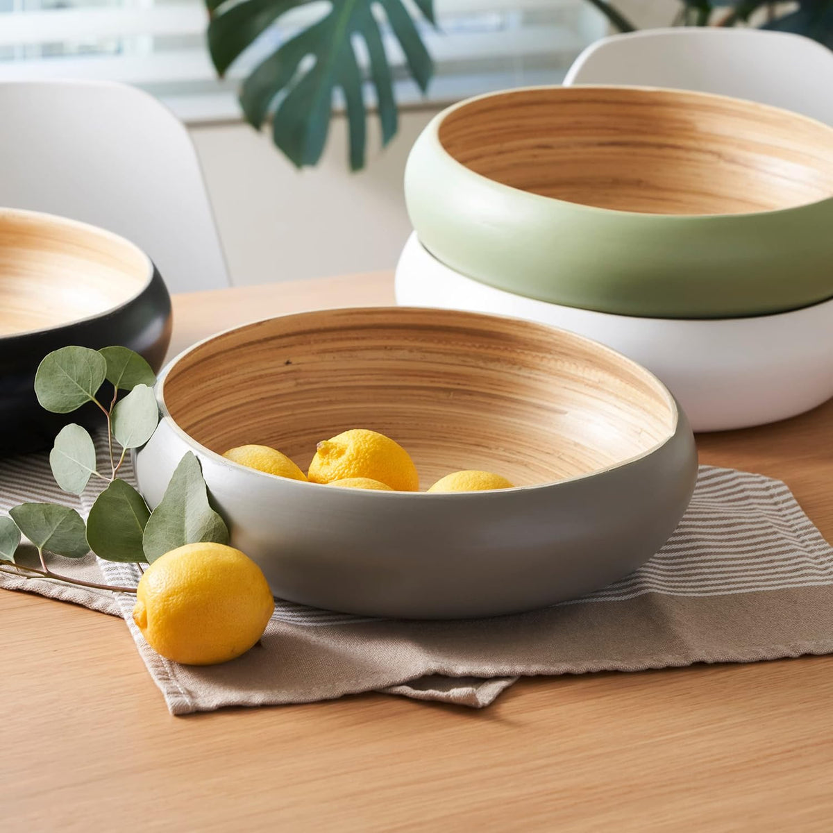 Fruit Bowl For Kitchen Counter, Decorative Bowl, Large Serving Bowl Or Fruit Basket For Kitchen