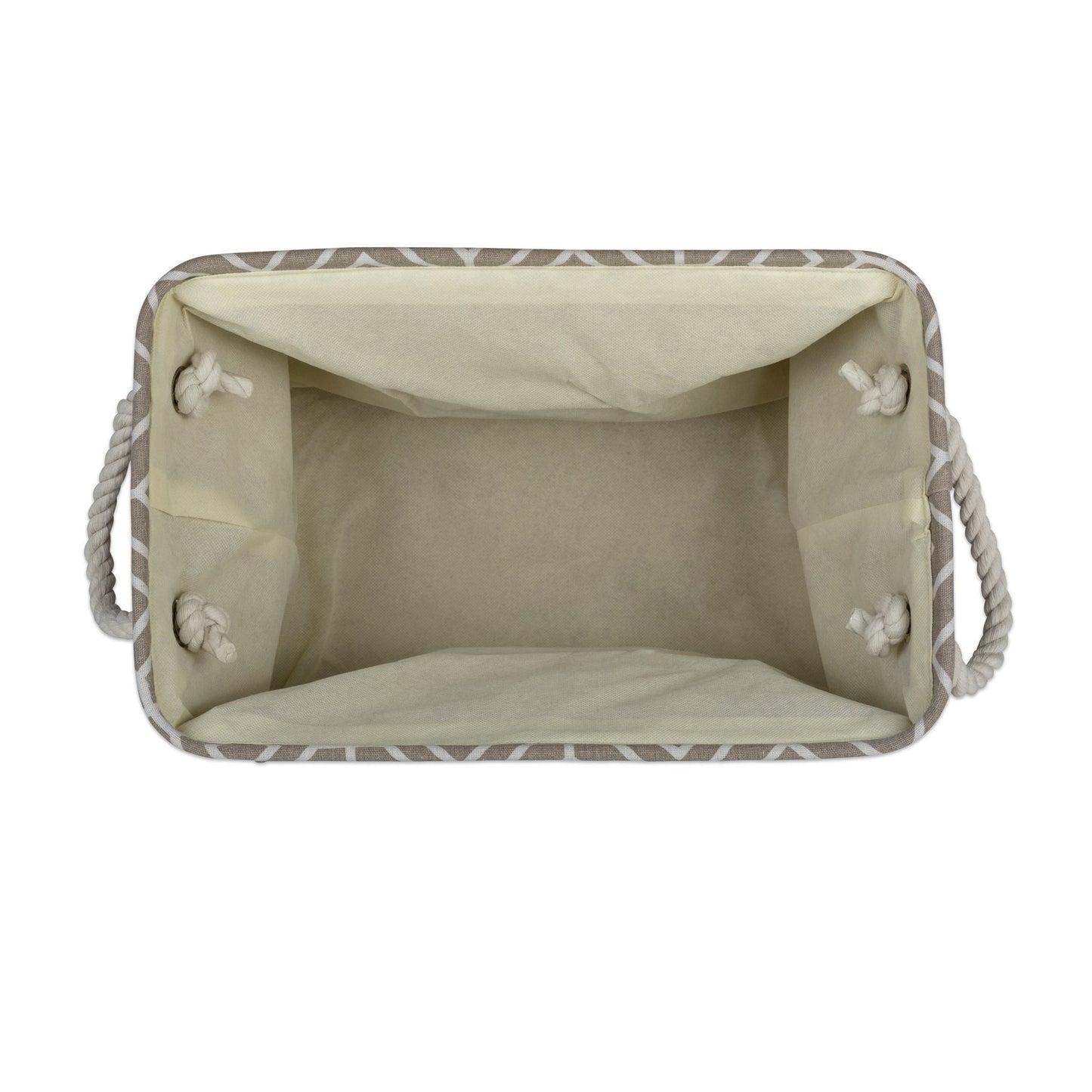 DII Collapsible Polyester Storage Bin, Stained Glass, Stone, Medium Rectangle