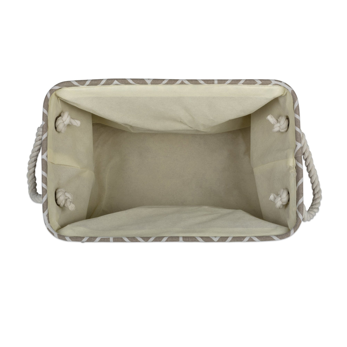 DII Collapsible Polyester Storage Bin, Stained Glass, Stone, Medium Rectangle