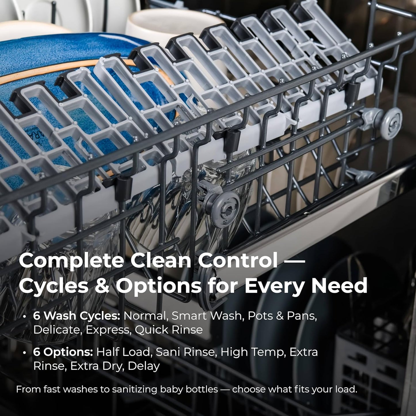Kenmore 24" Built-in Stainless Steel Tub Dishwasher EasyFlex 3rd, SmartWash, UltraWash Plus