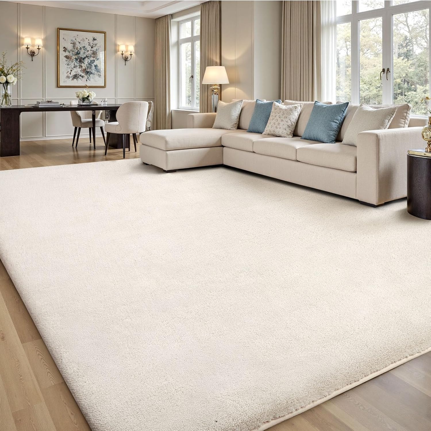 Sour Lemon 5x7 Area Rugs for Living Room, Soft Large Area Rug Fluffy Rugs for Bedroom，Machine