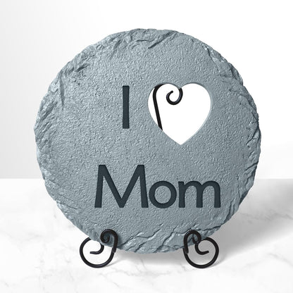 Let's Make Memories Personalized Garden Stone - Resin - Custom Garden Décor - Round Stone with