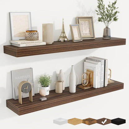 fuqing Floating Shelves for Wall, Bathroom Shelf Wall Mounted for Storage, Shelves with Invisible