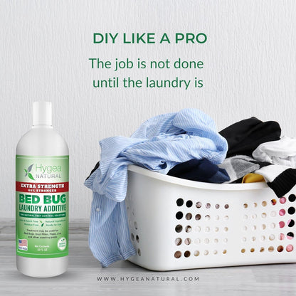 Lice & Bed Bug Extra Strength Laundry Additive - Environmentally Responsible, Odorless & Stain-Free
