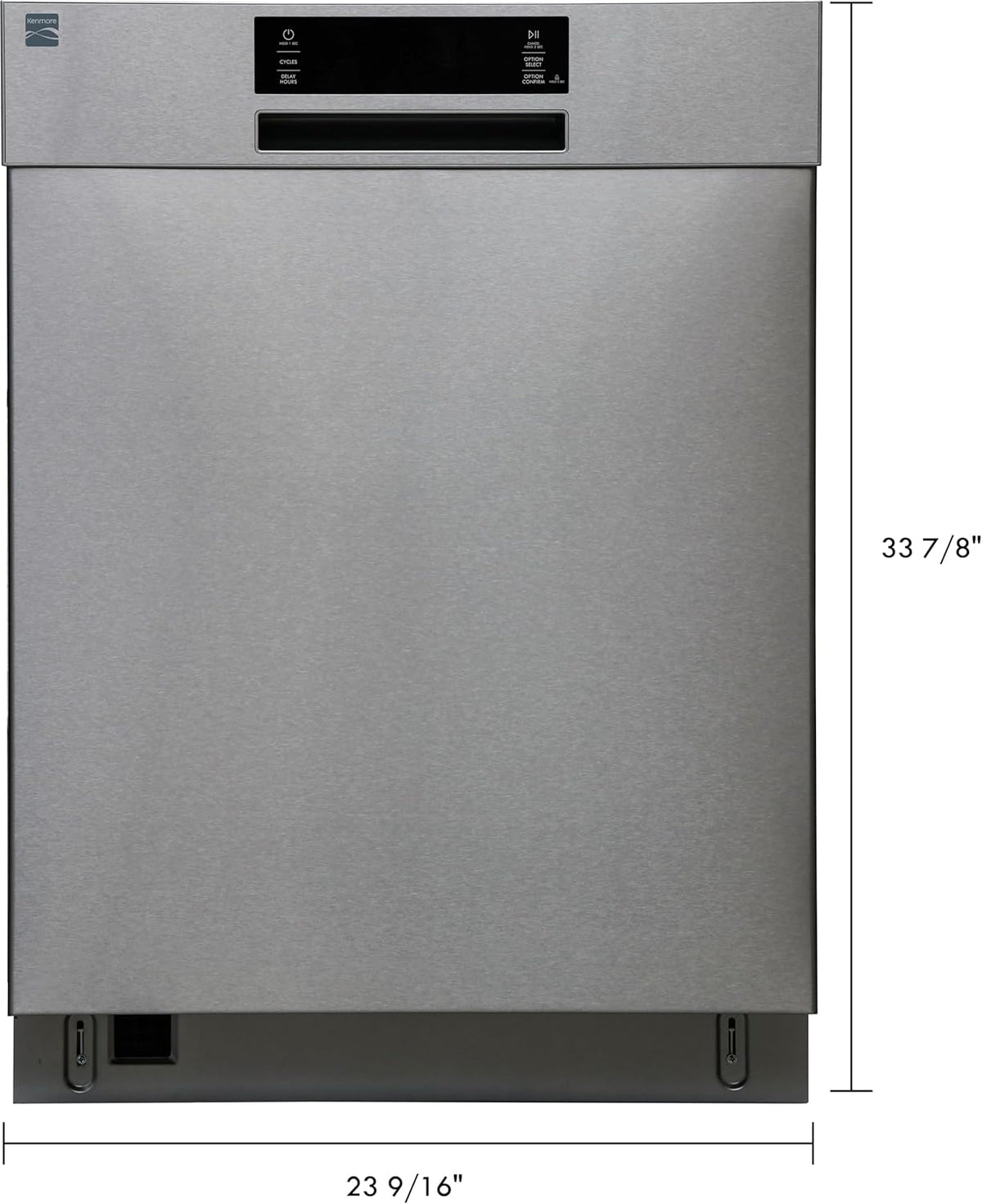 Kenmore 24" Built-in Stainless Steel Tub Dishwasher EasyFlex 3rd, SmartWash, UltraWash Plus