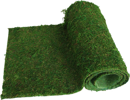Moss Roll, Dried Moss for Crafts, Moss Table Runner for Fairy Gardens, Wedding Woodland Decor
