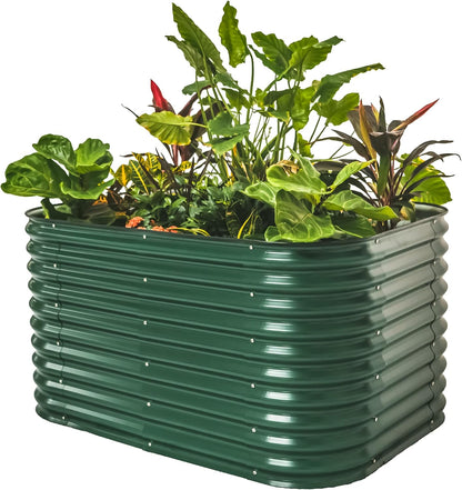Vego garden 32" Extra Tall Raised Garden Bed Kits, 6 in 1 Modular Raised Planter Box for Vegetables