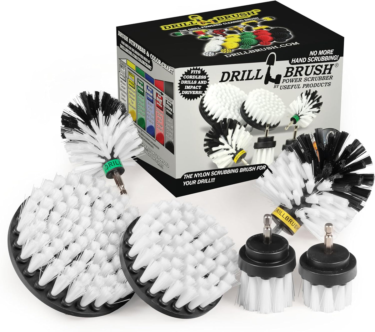 Drill Brush – Ultimate Car Wash Kit - Cleaning Supplies – Car Carpet - Truck Accessories - Wheel