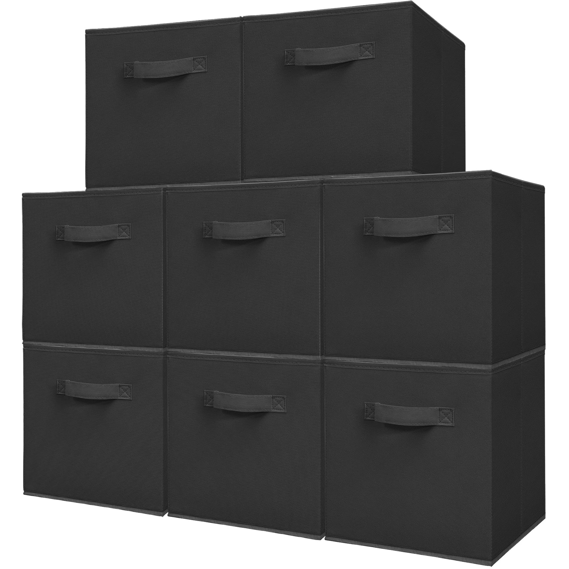 STORAGEIDEAS 11" Fabric Storage Bins, Foldable Storage Cubes, Heavy Duty Cube Organizer for Home