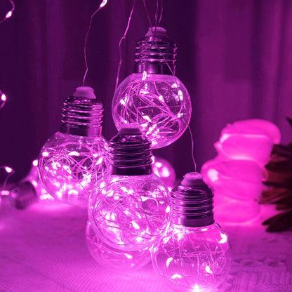 YOLIGHT Wishing Ball Curtain Lights 200 LED Window Curtain String Light with Remote, USB Battery