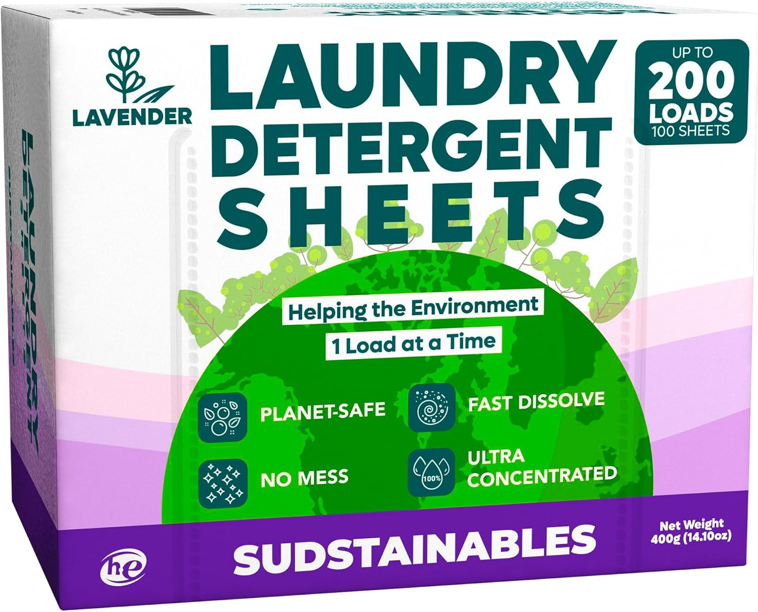 Sudstainables Laundry Detergent Sheets (200 Loads) – Eco-Friendly, Plastic-Free, Zero Waste