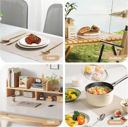 Placemats Set of 12，Non-Slip PVC Weave Table Mats Easy to Clean，Heat Resistant Place Mats for
