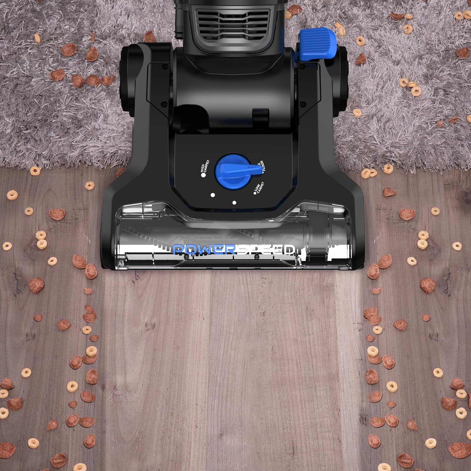 Eureka PowerSpeed Lightweight Upright Vacuum Cleaner for Carpet and Hard Floor, Powerful Bagless