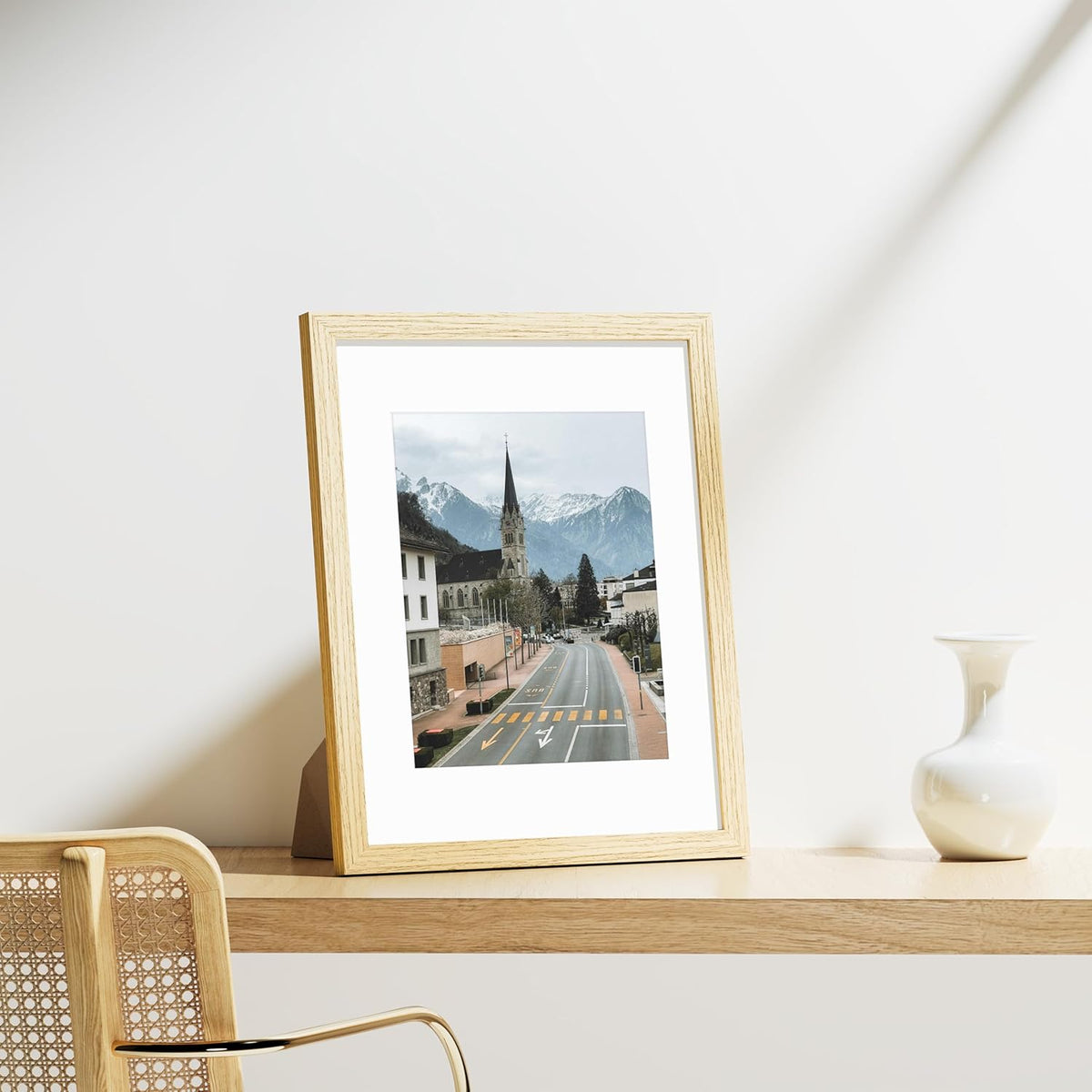 Vittanly 11x14 Picture Frames Set of 9, Shatter Resistant Plexiglass, Display 8x10 Pictures with