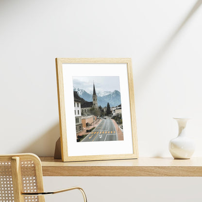 Vittanly 11x14 Picture Frames Set of 9, Shatter Resistant Plexiglass, Display 8x10 Pictures with