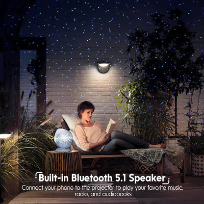 Rossetta Galaxy Projector, Star Projector LED Lights for Bedroom, Outdoor Lighting Projector