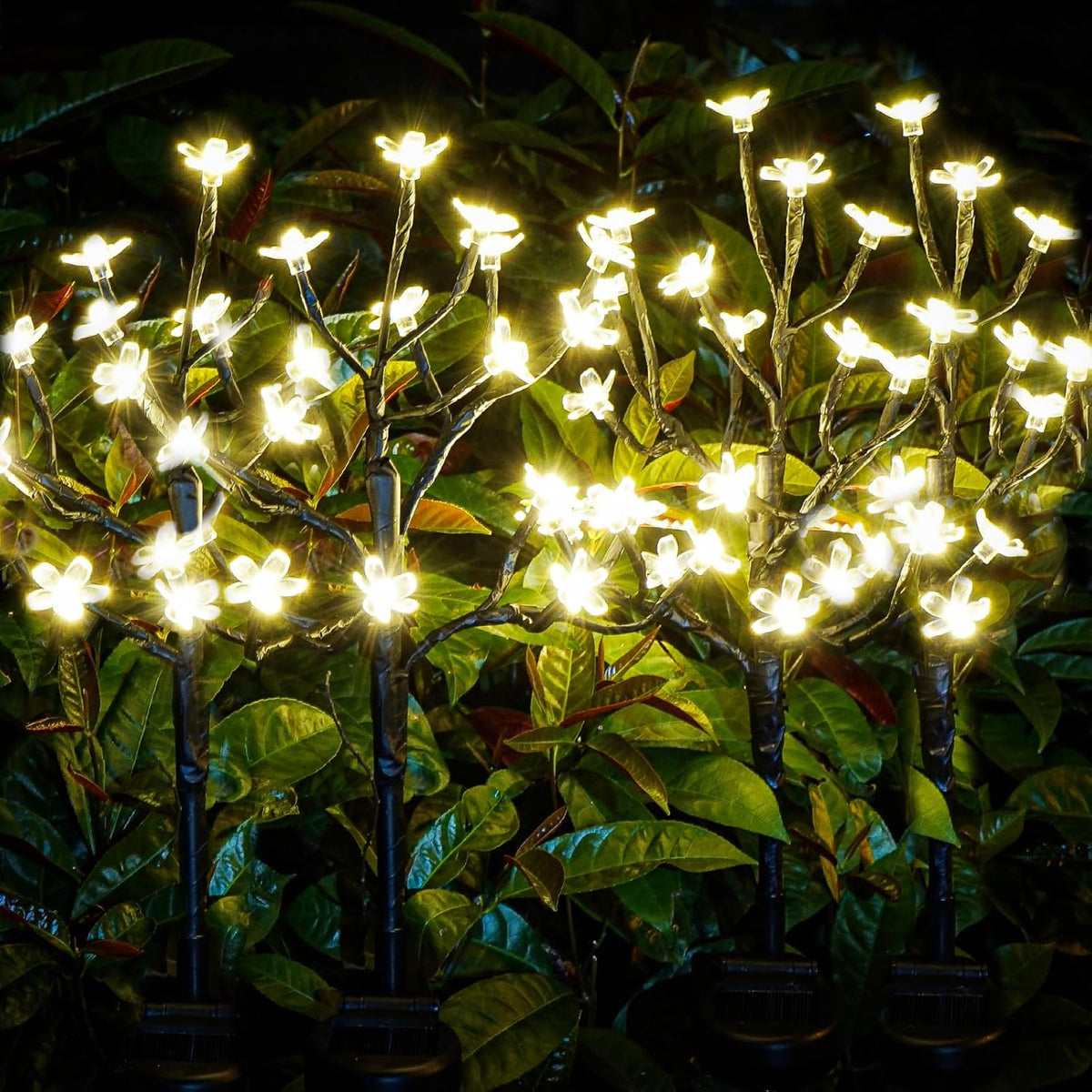 Solar Garden Lights Outdoor,Waterproof Outdoor Solar Lights for Outside Decorative 8Pack, 160Led